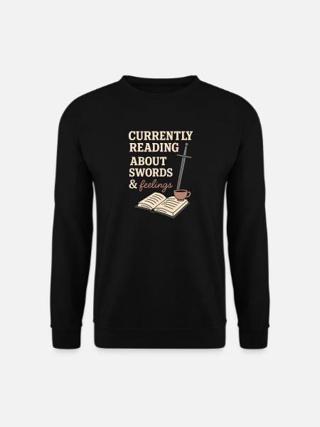 Booktok Fantasy Bookish Humor Geschenk Für - Unisex Pullover - Schwarz