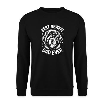 Newfoundland Saying Funny Newfoundland Gift - Unisex Sweatshirt - black - Front - Alina (178cm) & Michal (187cm)