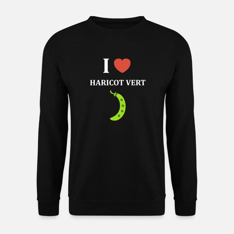 French bean - Unisex Sweatshirt - black