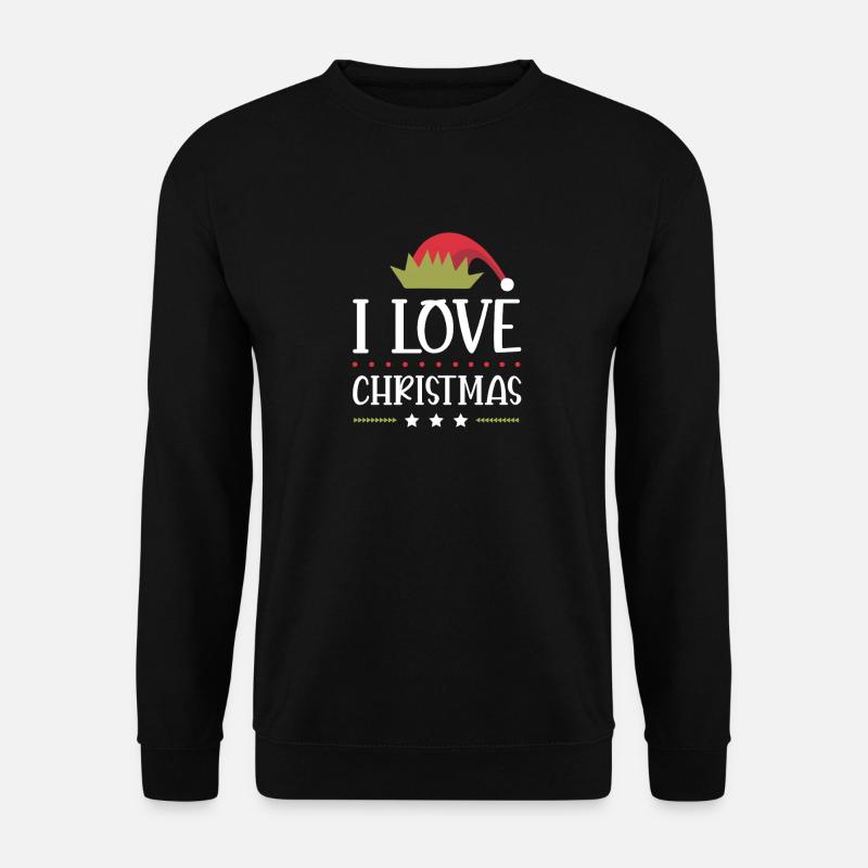 J’adore Noël - Sweat-shirt Unisexe - noir