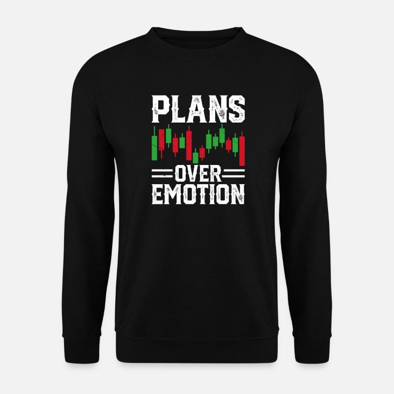 Graphique boursier Trading Crypto Marché boursier - Sweat-shirt Unisexe - noir