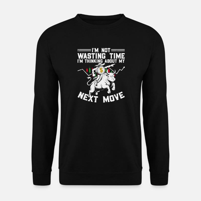 Trading Boursier Crypto Trader Boursier - Sweat-shirt Unisexe - noir