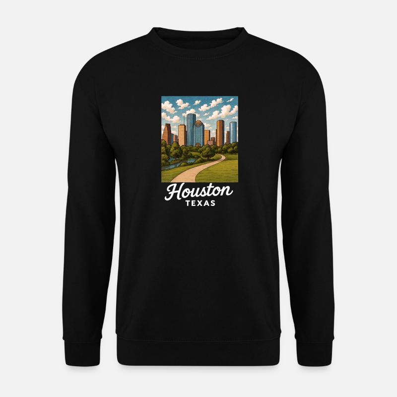 Houston, Texas - Unisex Sweatshirt - black