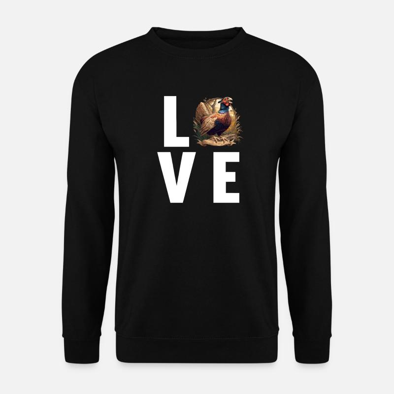 Fasane Fasan - Unisex Pullover - Schwarz
