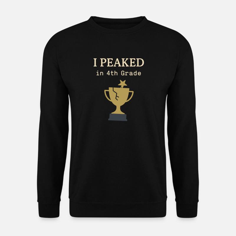 Hochbegabter Burnout-absolvent Mit Akademischem - Unisex Pullover - Schwarz