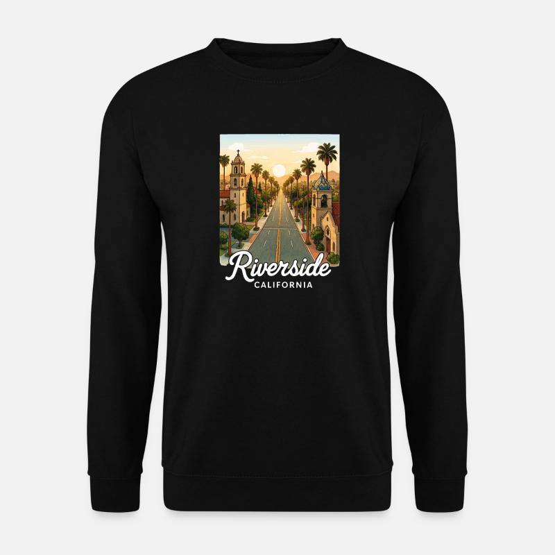 Riverside Kalifornien - Unisex Pullover - Schwarz