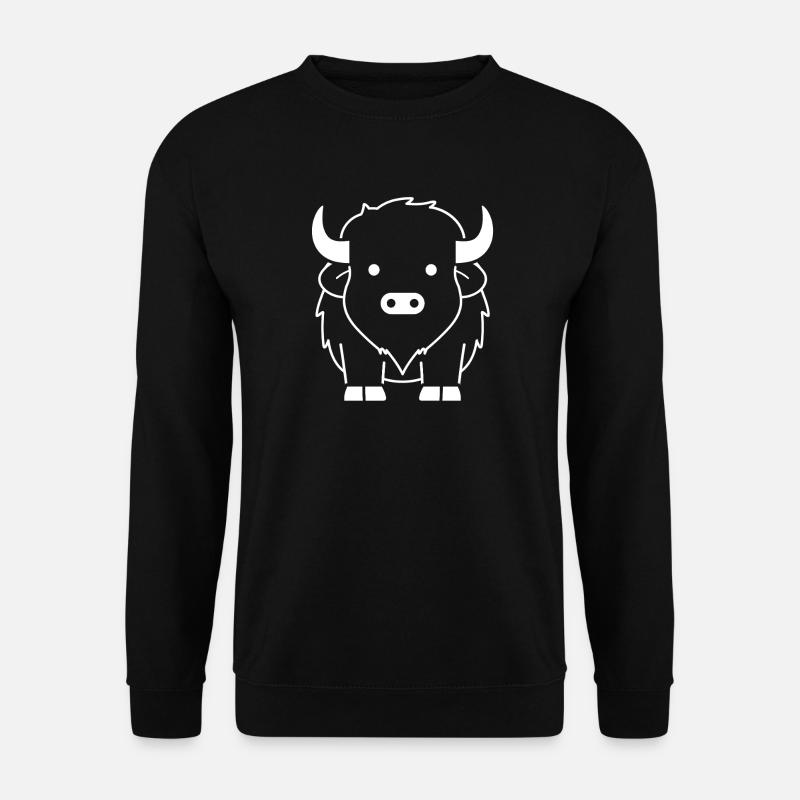 bison - Unisex Sweatshirt - black