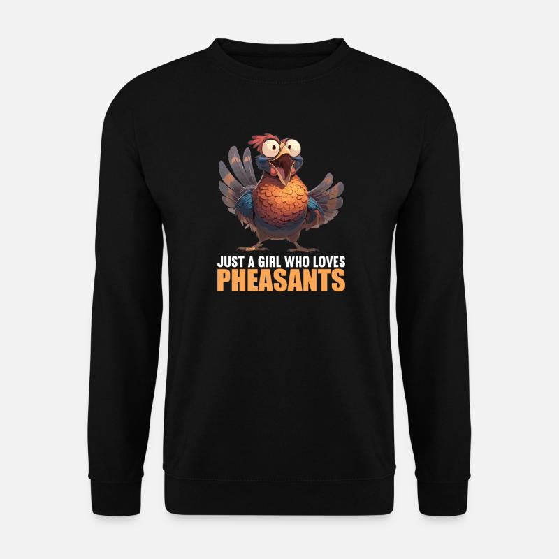 Fasane Fasan - Unisex Pullover - Schwarz