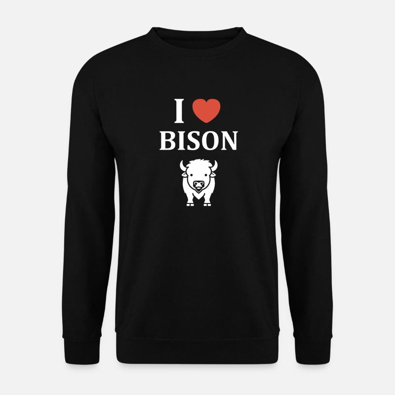 bison - Unisex Sweatshirt - black