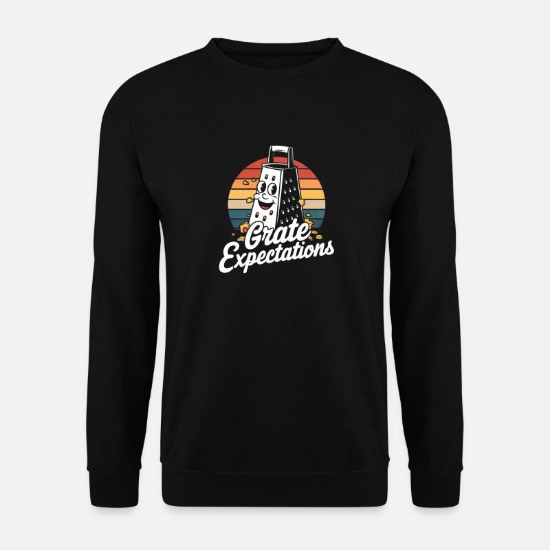 Cheese Humor - Unisex Sweatshirt - black