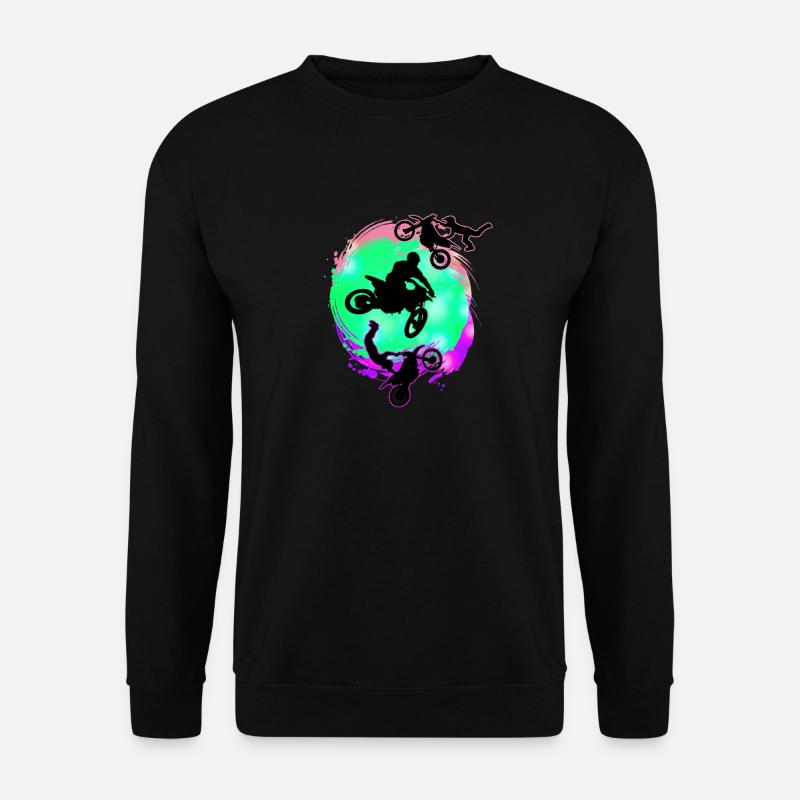 Motocross - MX - Unisex Pullover - Schwarz
