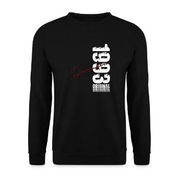 33e anniversaire Original Décembre Né en 1993 - Sweat-shirt Unisexe - noir - Devant - Alina (178cm) & Michal (187cm)
