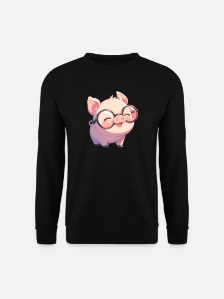 Cochon Cochon - Sweat-shirt Unisexe - noir