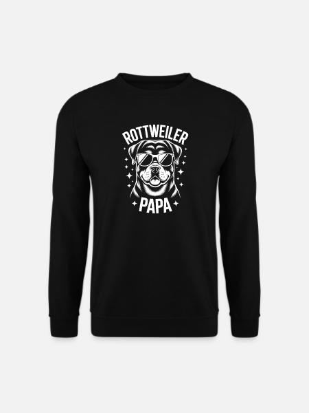 Rottweiler Saying Dad Funny Rottweiler Gift - Unisex Sweatshirt - black
