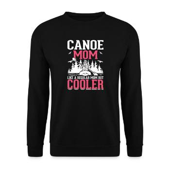Kayak Kayaker Gifts Water Sports Outfits - Unisex Sweatshirt - black - Front - Alina (178cm) & Michal (187cm)