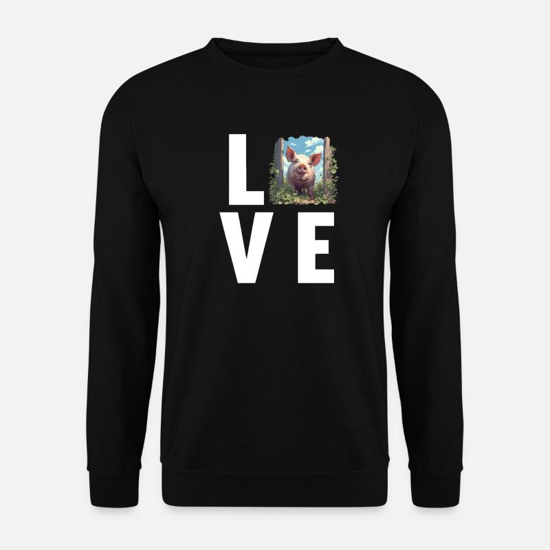 Pig Pig - Unisex Sweatshirt - black