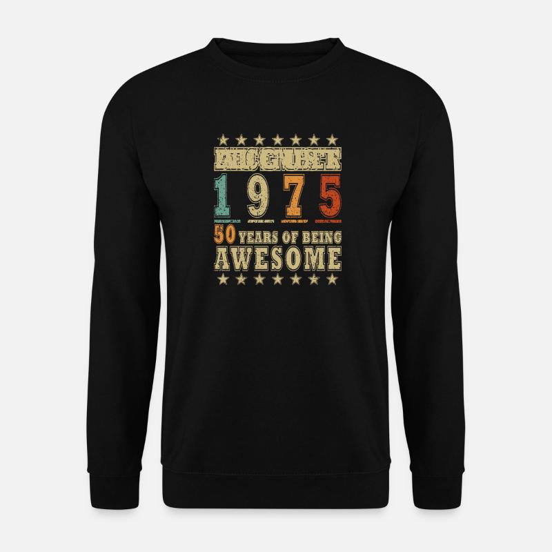 Geschenk Dezember 1975 - Unisex Pullover - Schwarz