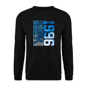 ÉDITION LIMITÉE 1996 30 ANS 30E ANNIVERSAIRE - Sweat-shirt Unisexe - noir - Devant - Alina (178cm) & Michal (187cm)