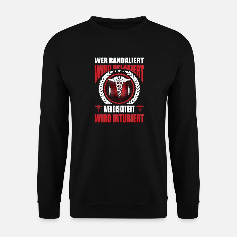 Pflegerin Geschenke Pflege Lustig Krankenpflegerin - Unisex Pullover - Schwarz