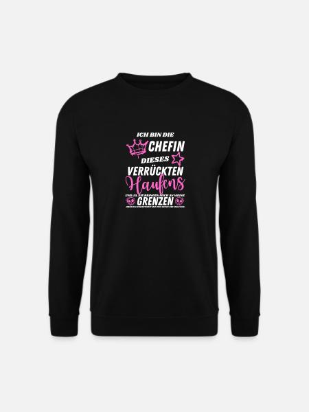 Skør chef Sjov Chef-gave-udsagn - Unisex sweater - sort