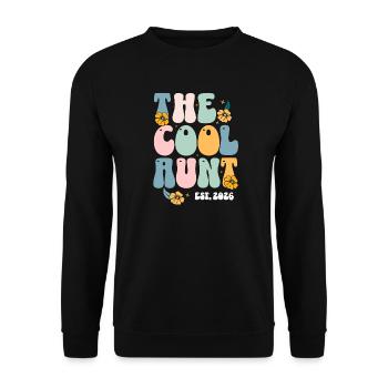 Die coole Tante Est 2026 - Unisex Pullover - Schwarz - Vorne - Alina (178cm) & Michal (187cm)