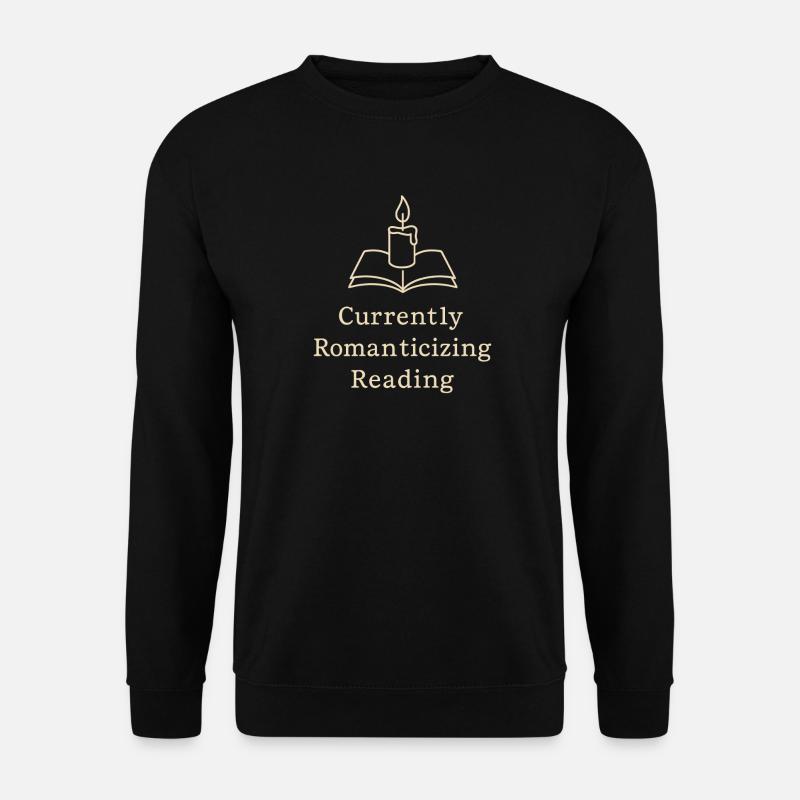 Bücherhafter, Gemütlicher - Unisex Pullover - Schwarz