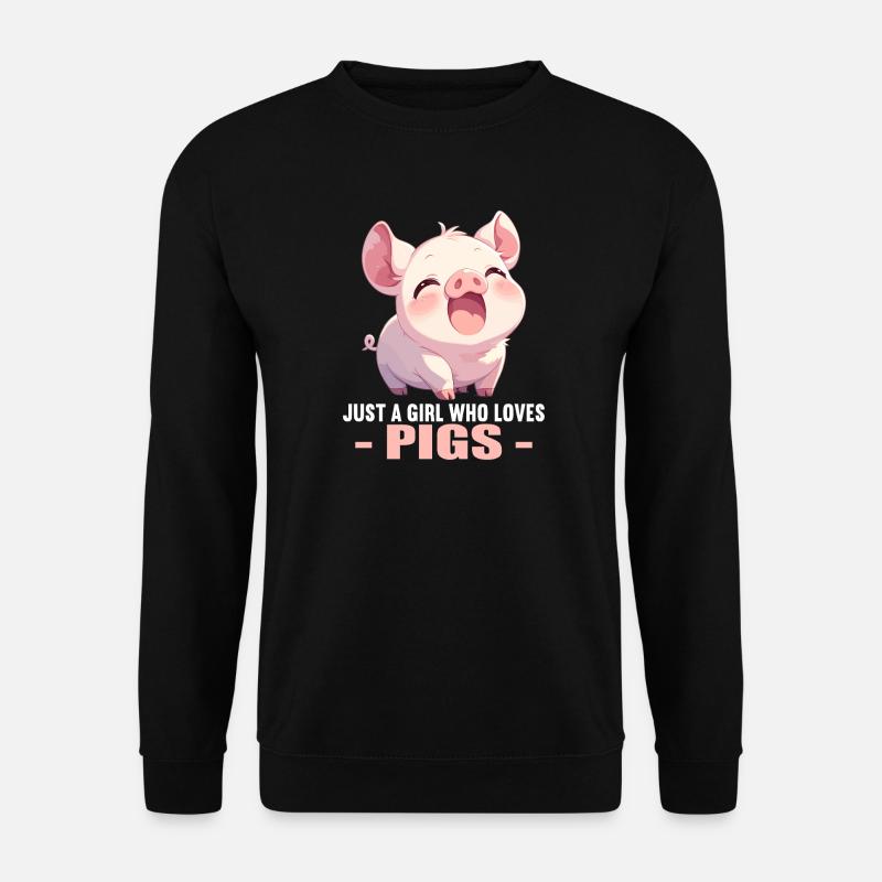Pig Pig - Unisex Sweatshirt - black