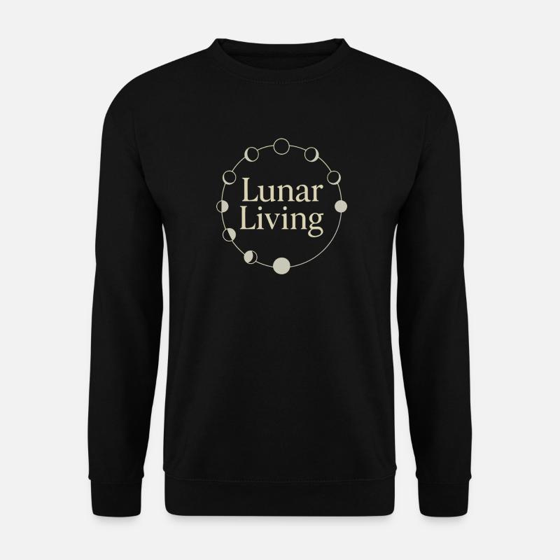 Moon Cycle Moon Goddess Intentionally - Unisex Sweatshirt - black