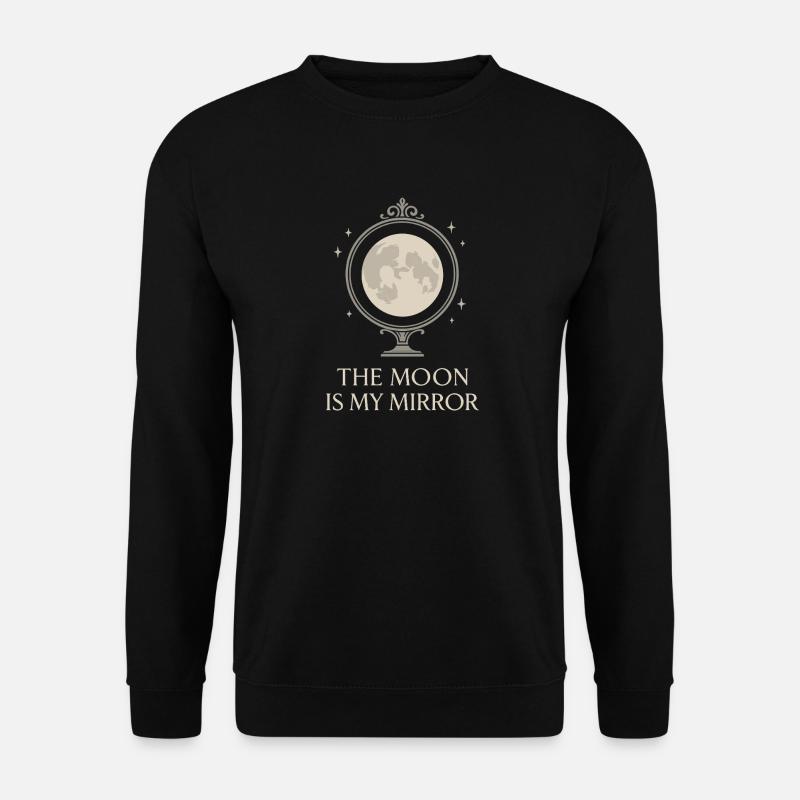 Moon Cycle Moon Goddess Intentionally - Unisex Sweatshirt - black