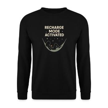 Wilde Frau Spirituelle Weibliche Natur - Unisex Pullover - Schwarz - Vorne - Alina (178cm) & Michal (187cm)