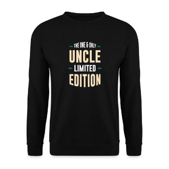 The Only Uncle Limited Edition - Unisex Sweatshirt - black - Front - Alina (178cm) & Michal (187cm)