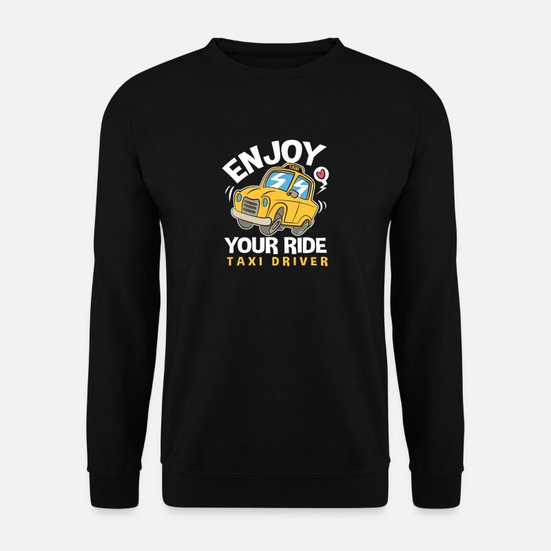 Taxi Taxifahrer - Unisex Pullover - Schwarz