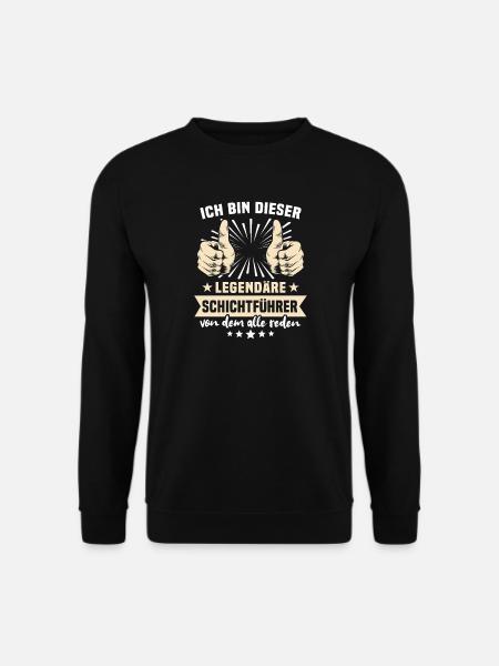 Shift Leader Sayings - Unisex Sweatshirt - black