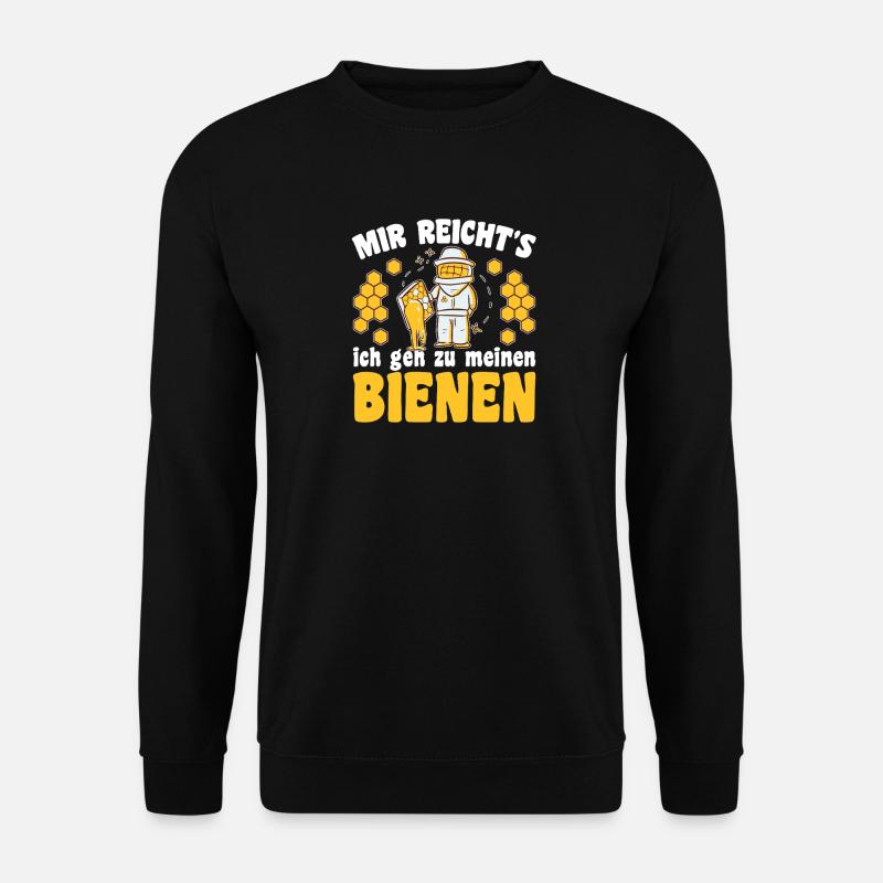 Conception apicultrice pour apiculteurs - Sweat-shirt Unisexe - noir