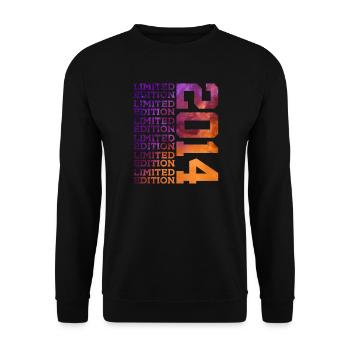 12 ANS ÉDITION LIMITÉE 2014 12E ANNIVERSAIRE - Sweat-shirt Unisexe - noir - Devant - Alina (178cm) & Michal (187cm)
