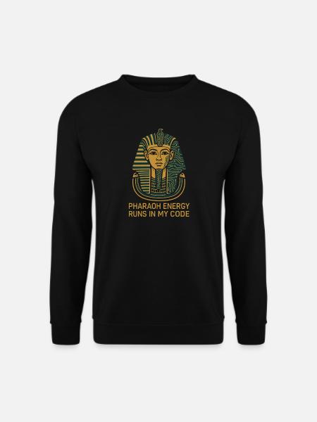 Pharaoh Archaeology in Ancient Egypt - Unisex Sweatshirt - black