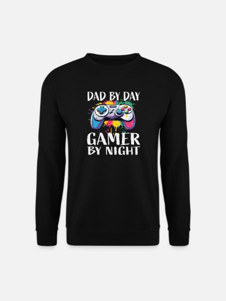 Dad by Day Gamer by Night - Unisex Sweatshirt - black