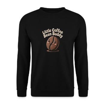 Kaffeebohne - Unisex Pullover - Schwarz - Vorne - Alina (178cm) & Michal (187cm)