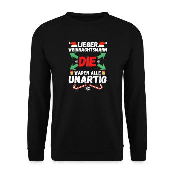 Archery Archery Archery - Unisex Sweatshirt - black - Front - Alina (178cm) & Michal (187cm)
