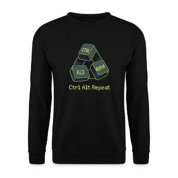Startup Founder Survivor Burnout Recover - Unisex Sweatshirt - black - Front - Alina (178cm) & Michal (187cm)