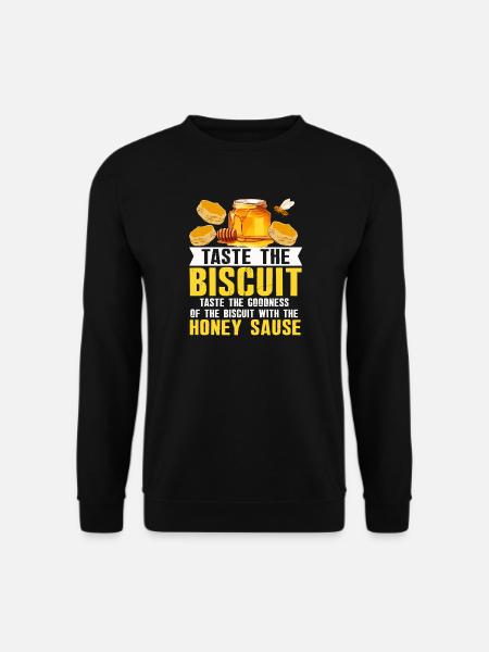 Honey Biscuit Slogan Tee - Unisex Sweatshirt - black