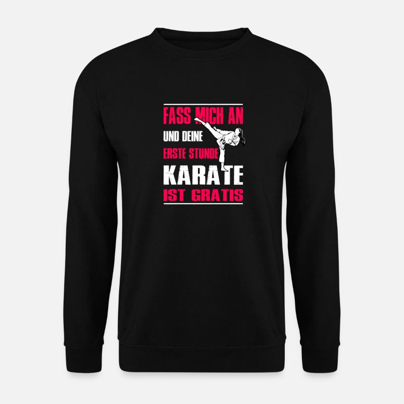 Karate Training Geschenke Karatetraining - Unisex Pullover - Schwarz