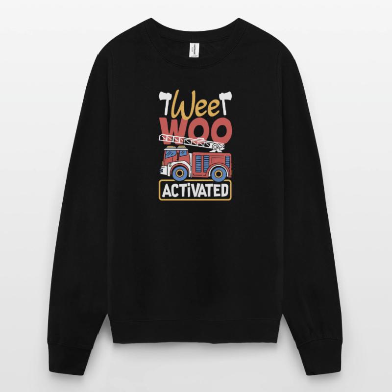Wee Woo Squad Fire Tiny Firefighter Unisex Sweatshirt