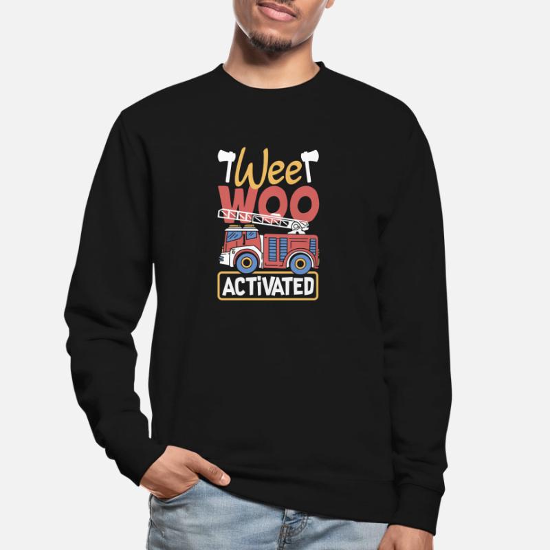 Wee Woo Squad Fire Tiny Feuerwehrmann Unisex Pullover