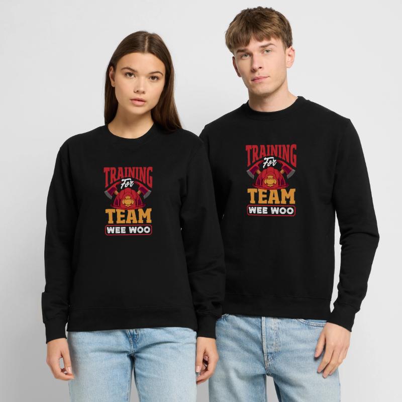 Wee Woo Squad Fire Tiny Firefighter Unisex Sweatshirt