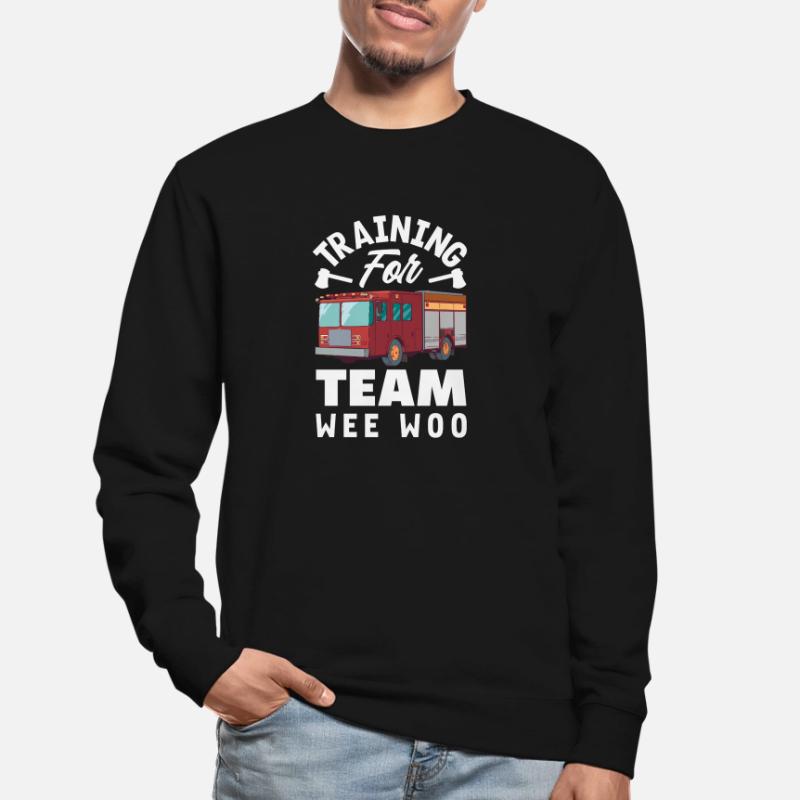 Wee Woo Squad Fire Tiny Firefighter Unisex Sweatshirt