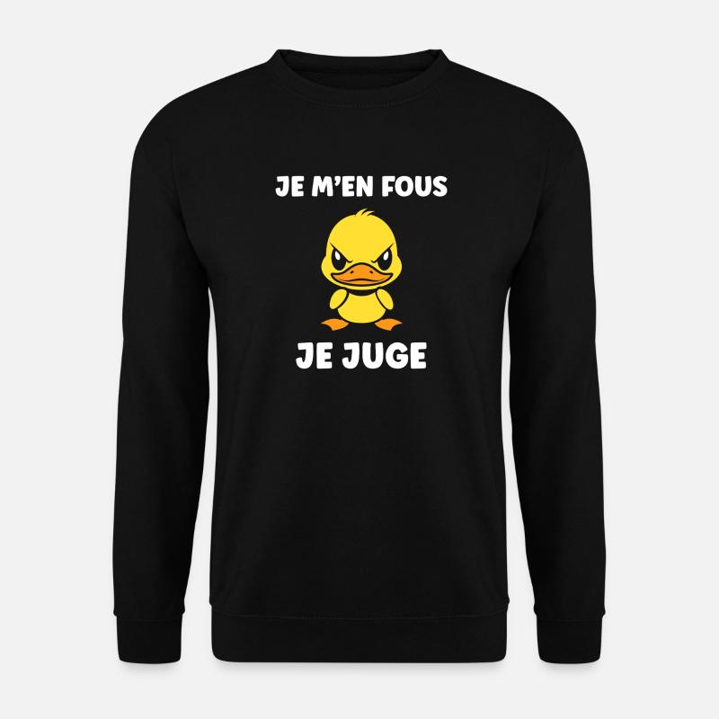 Rebel Duck I Judge - Unisex Sweatshirt - black