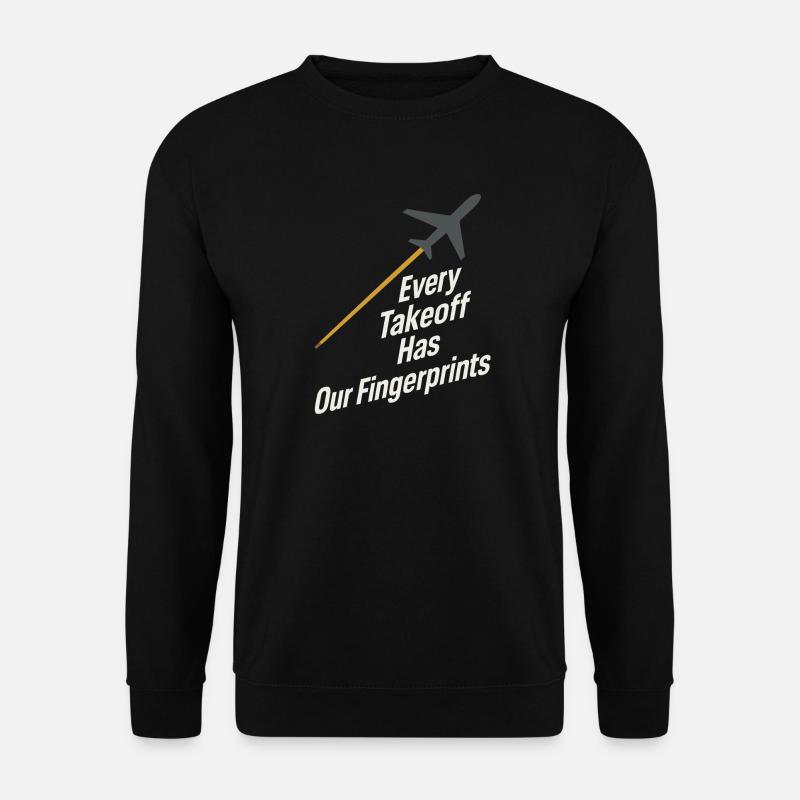 Nachtschichtrampe Des Bodenpersonals Am - Unisex Pullover - Schwarz
