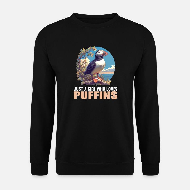 Puffin Papageientaucher - Unisex Pullover - Schwarz