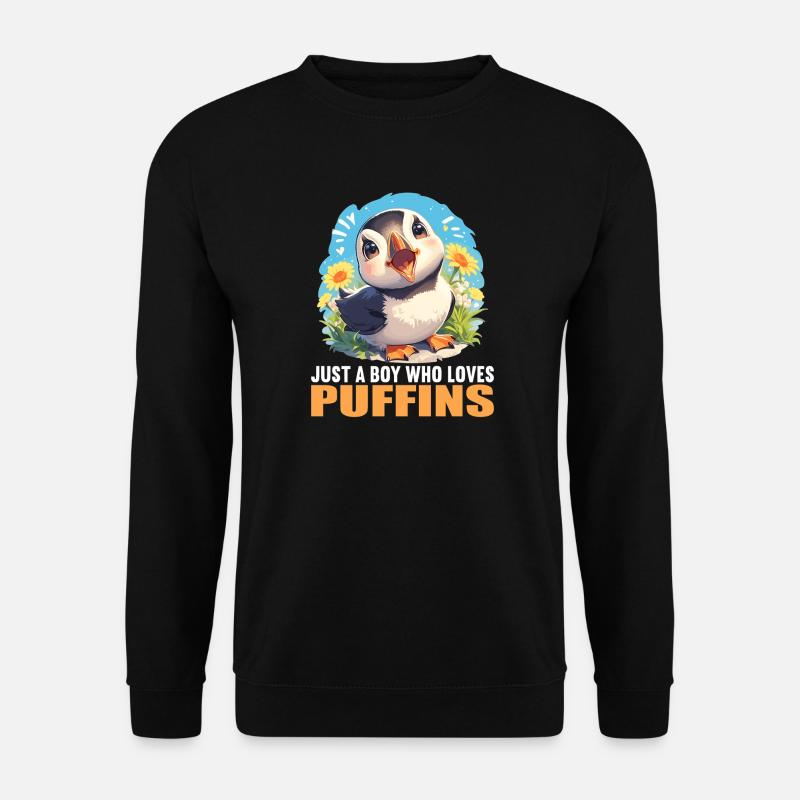 Puffin Papageientaucher - Unisex Pullover - Schwarz